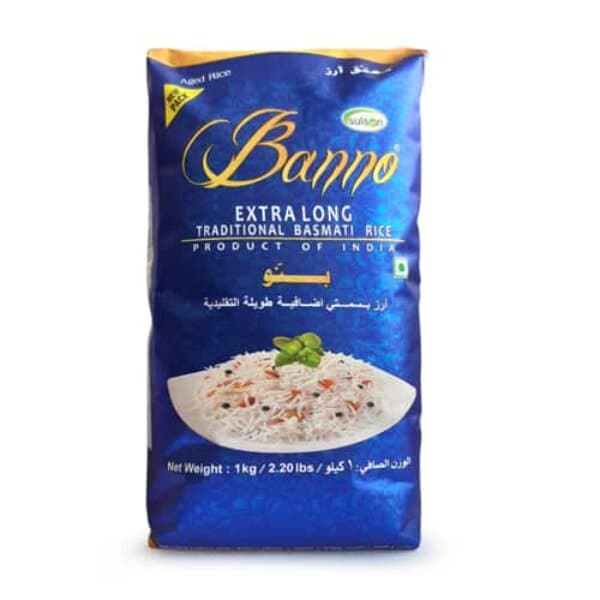 Banno Basmati Extra Long Rice 1Kg